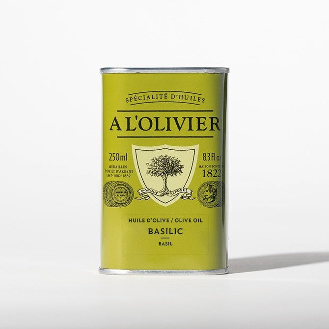 Basil Aromatic Olive Oil Tin 250ml