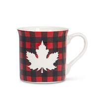 Buffalo Check Leaf Mug 12oz