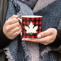 Buffalo Check Leaf Mug 12oz