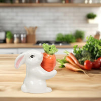 Bunny & Carrot Salt & Pepper Shaker Set – Tableware gift Montreal Villeray Urban Palate