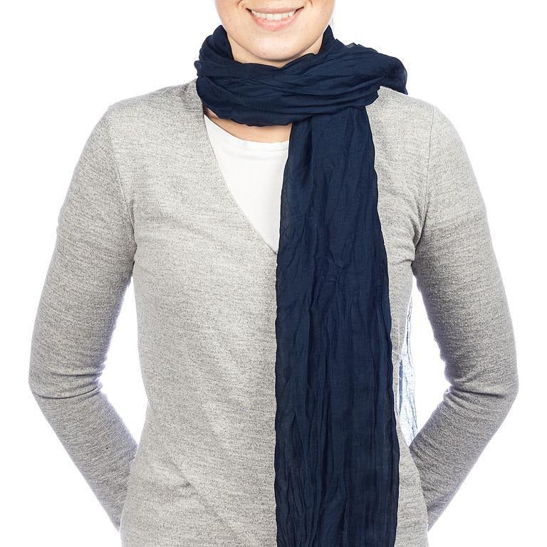 Classic Lightweight Scarf - Denim Blue
