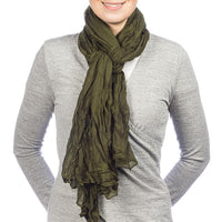 Classic Lightweight Scarf - Green – Home Décor gift Montreal Villeray Urban Palate