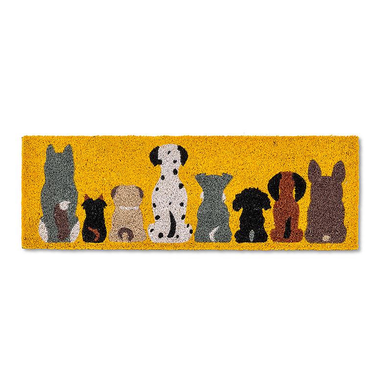 Row of Dogs Small Doormat – Home Décor gift Montreal Villeray Urban Palate