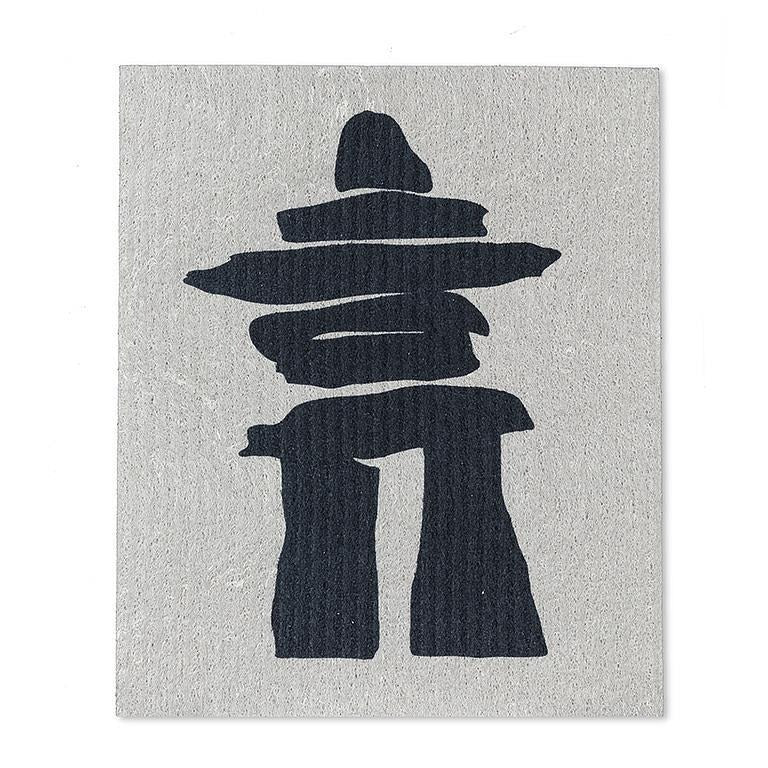 Swedish Sponge Cloths - Inukshuk & Maple Leaf - Set of 2