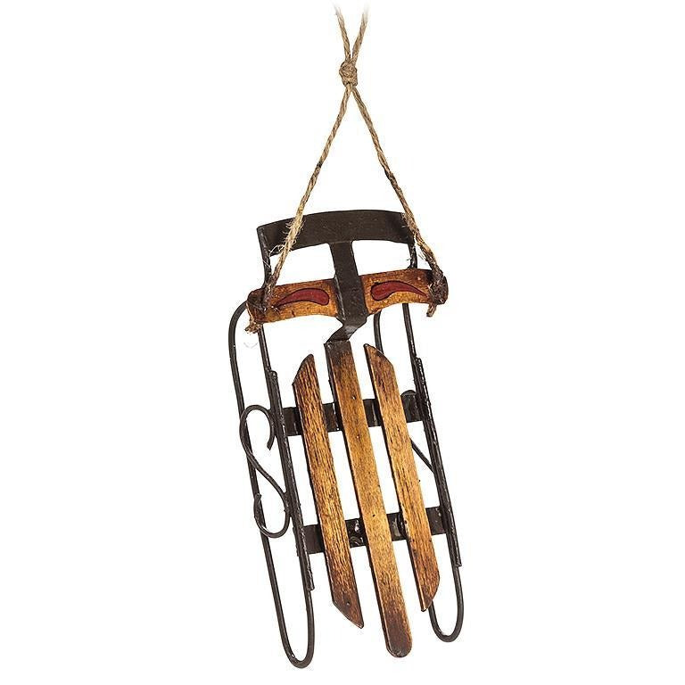 Old Style Sled Ornament – Holiday Décor gift Montreal Villeray Urban Palate