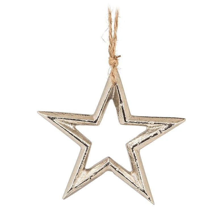 Silver Star Ornament