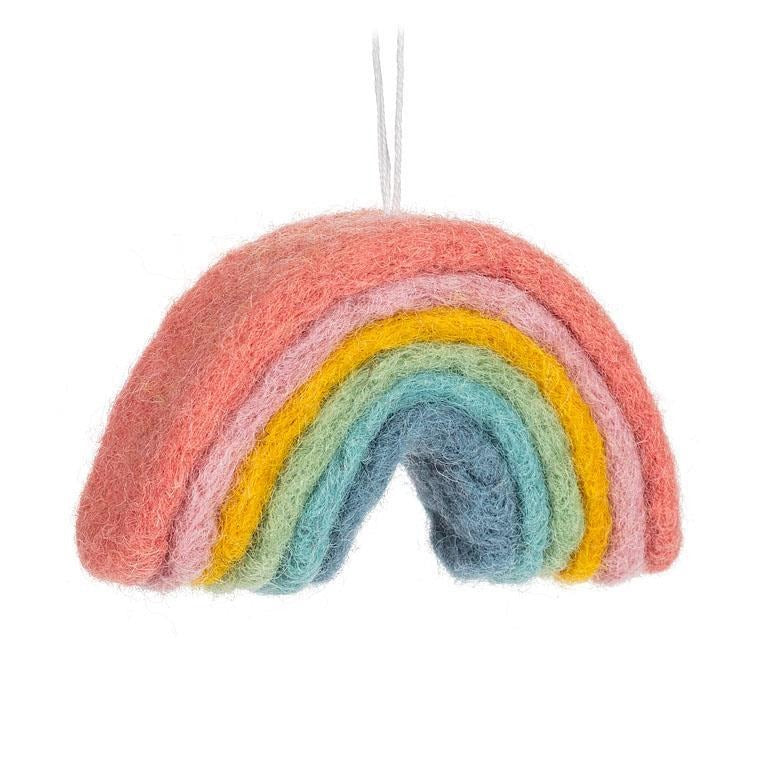 Pastel Rainbow Ornament – Holiday Décor gift Montreal Villeray Urban Palate