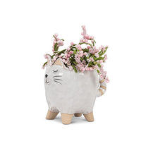 Small Cat withTail Planter