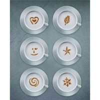 Cappuccino Art Stencils - Set of 6