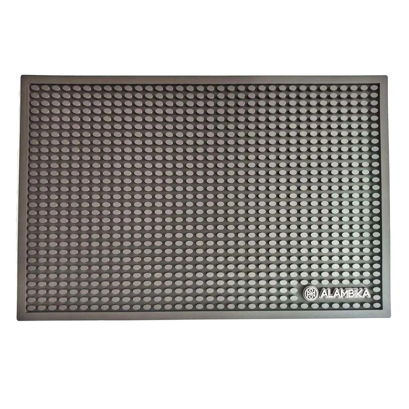 Alabika Deluxe Black Bar Mat - Large