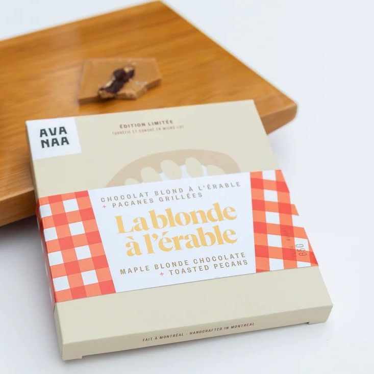 El Chocolate Rubio con Jarabe de Arce 65g