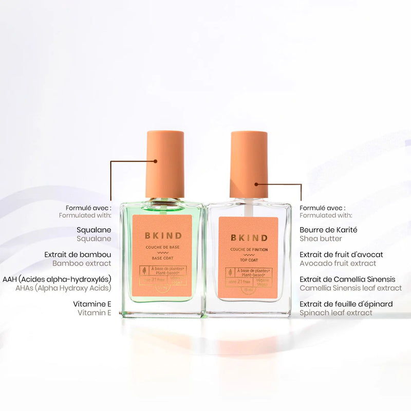 Manicure Pack - Nail Polish Base and Top Coats