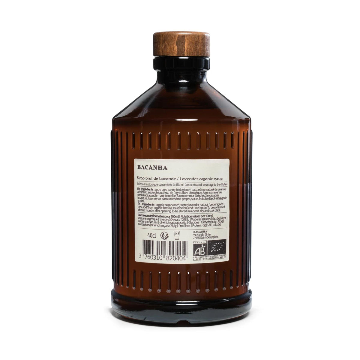 Organic Raw Lavender Syrup 400ml