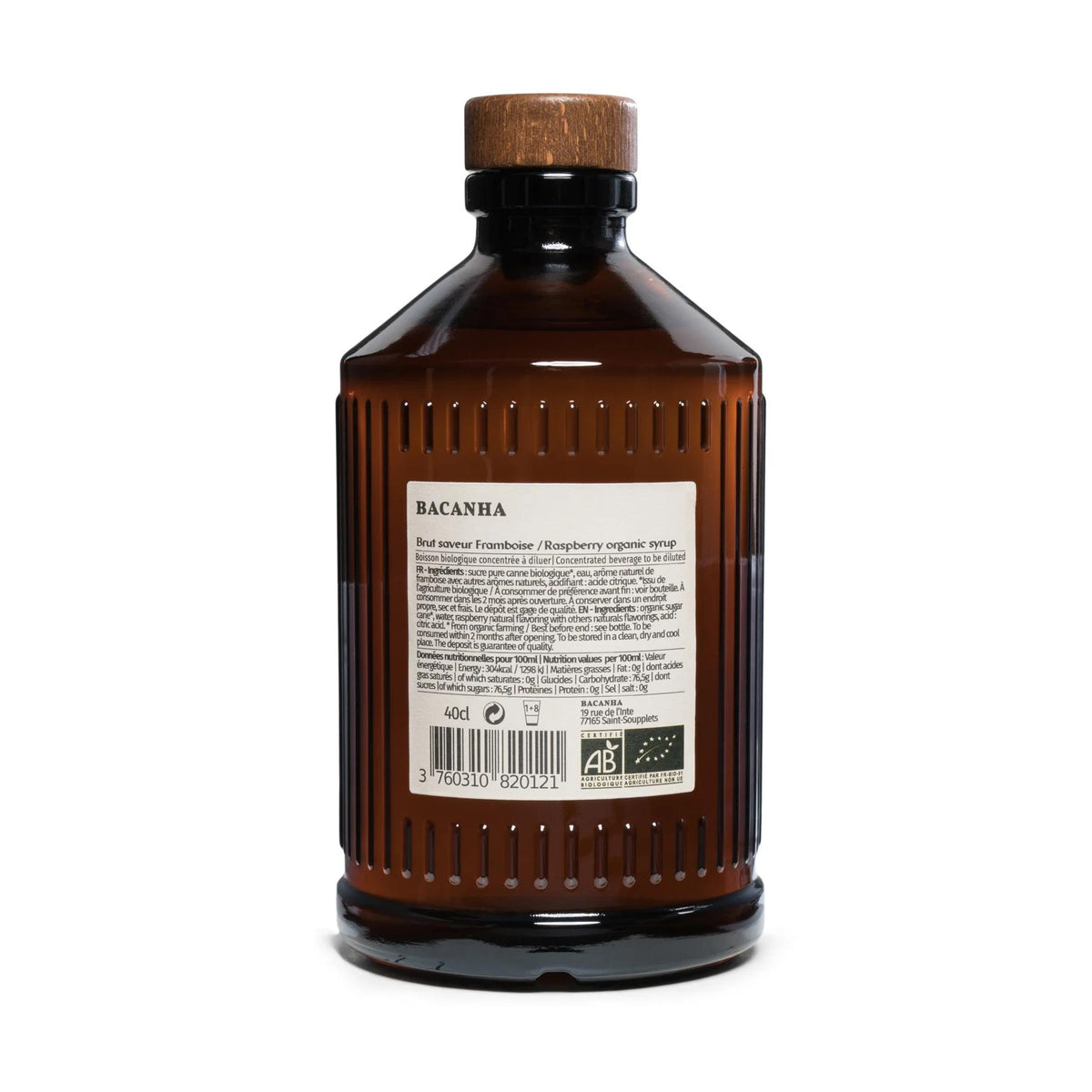 Organic Raw Raspberry Syrup 400ml