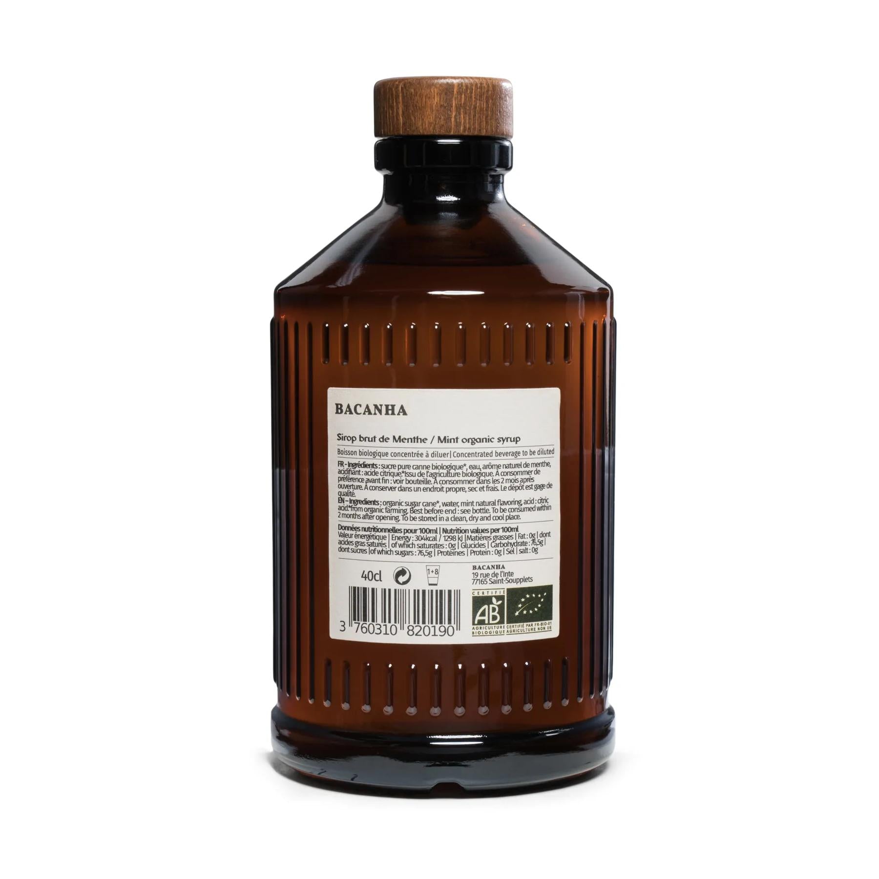 Organic Raw Mint Syrup 400ml