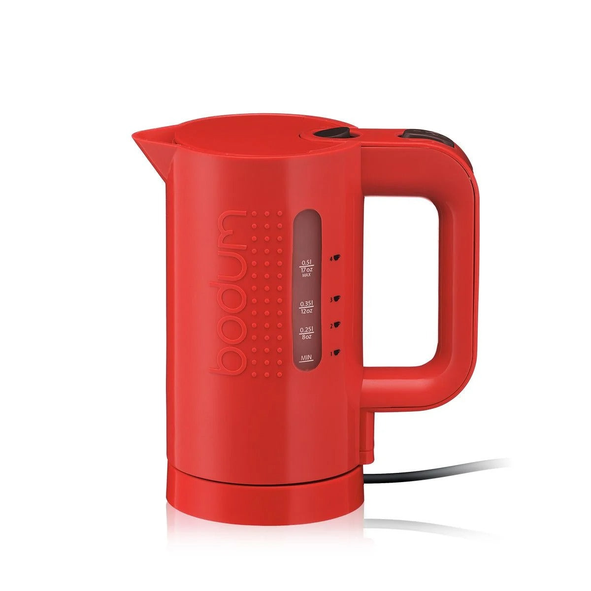 BISTRO Electric Water Kettle  0.5L / 17oz - Red
