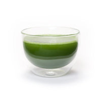 Double Wall Glass Matcha Bowl - Iris