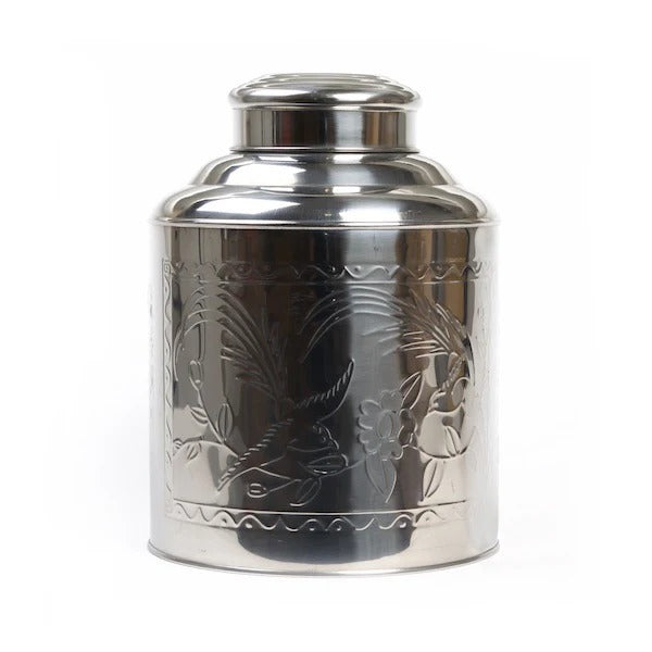 Bote para té de acero inoxidable J3