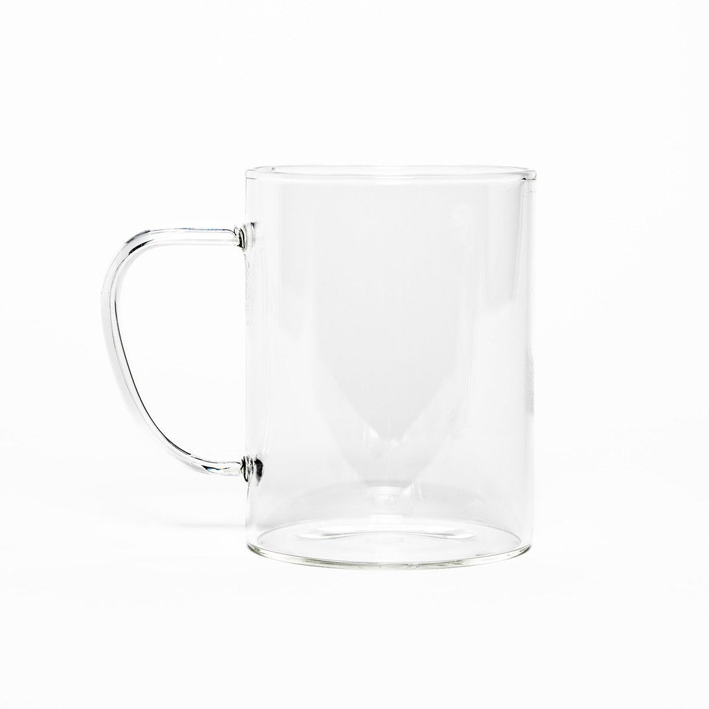 Glass Mug With Handle - Vision