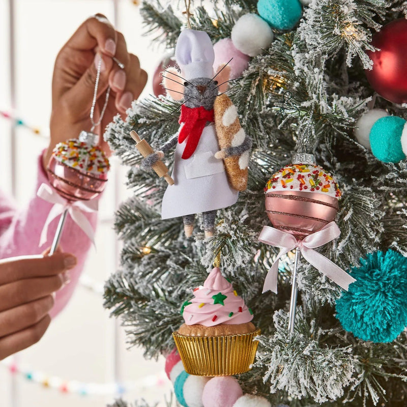 Adorno de ratón panadero