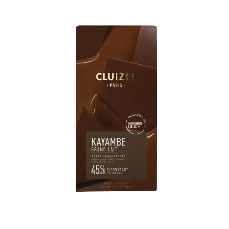 Kayambe Grand Lait 45% Chocolate Bar 70g