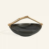 Ceramic and Wood Dish - Black / Grey