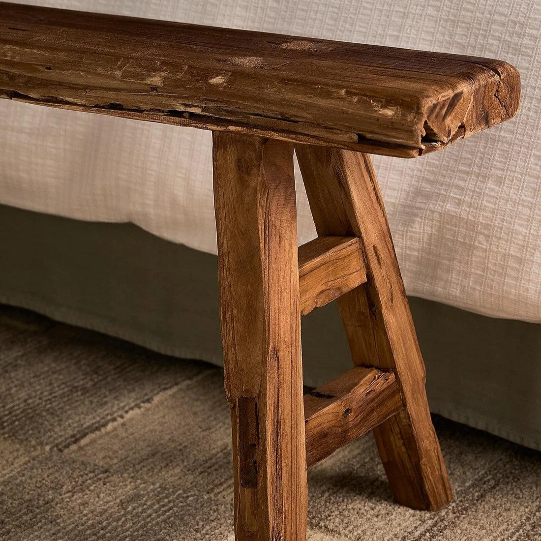 Narrow Vintage Bench 150cm