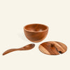Cuenco de especias de madera de teca