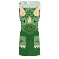 Delantal y gorro de dinosaurio para niños