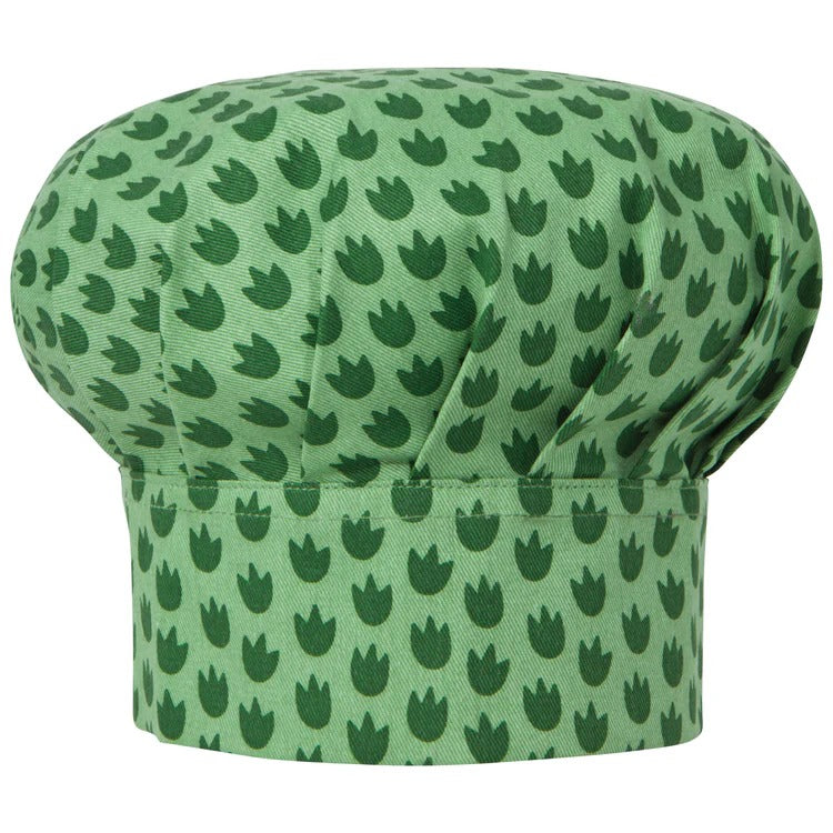 Delantal y gorro de dinosaurio para niños