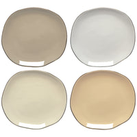 Flight Pebble Appetizer Plates - Set of 4