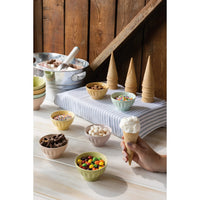 Flora Sundae Bar Pinch Bowls - Juego de 6