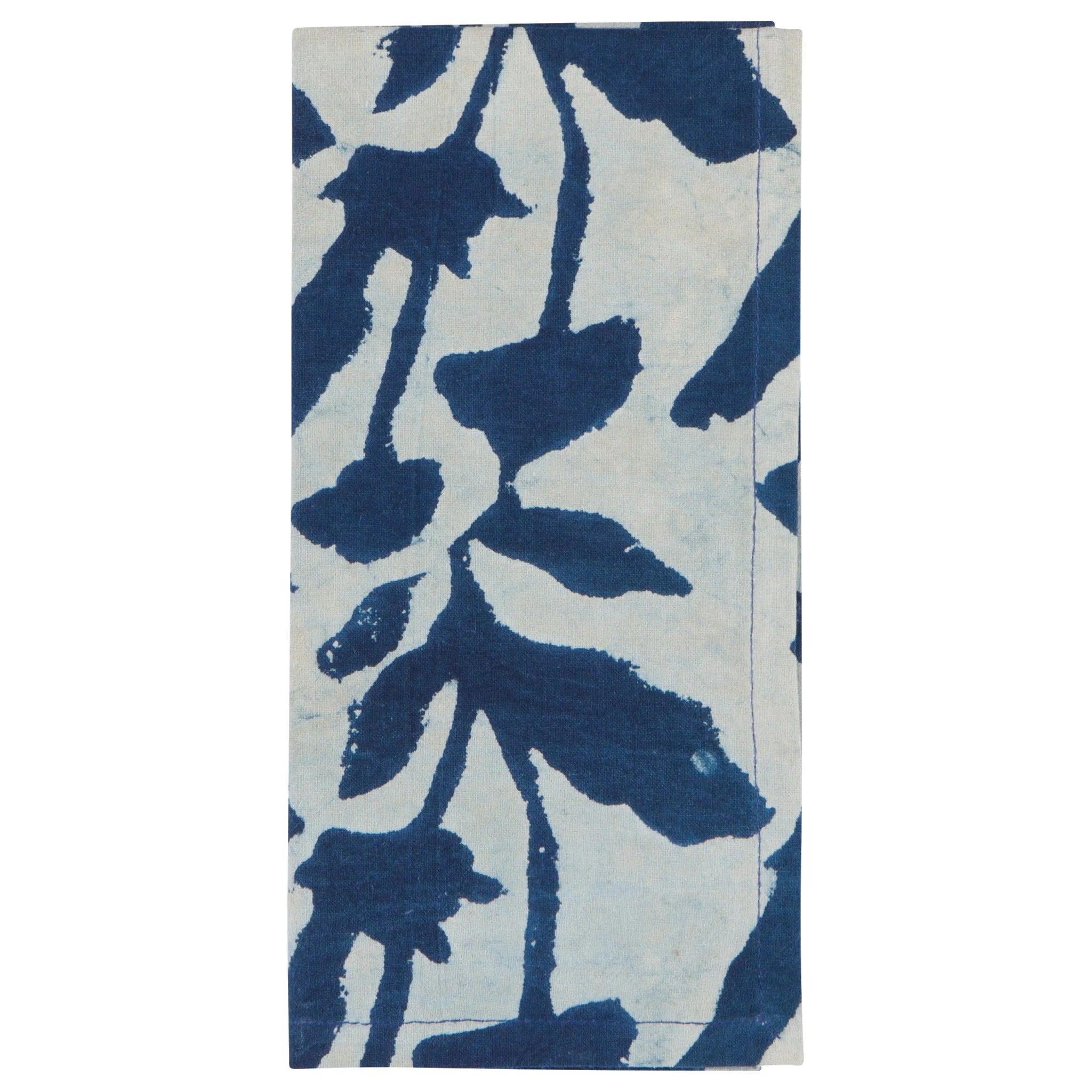 Flourish Block Print Napkins - Set of 4