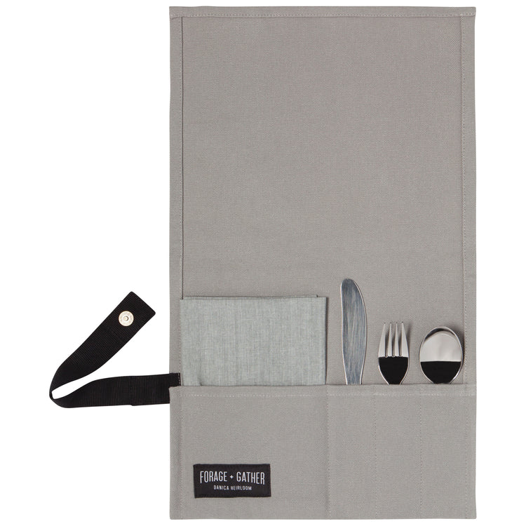 Forage and Gather On the Go Cutlery - Gray