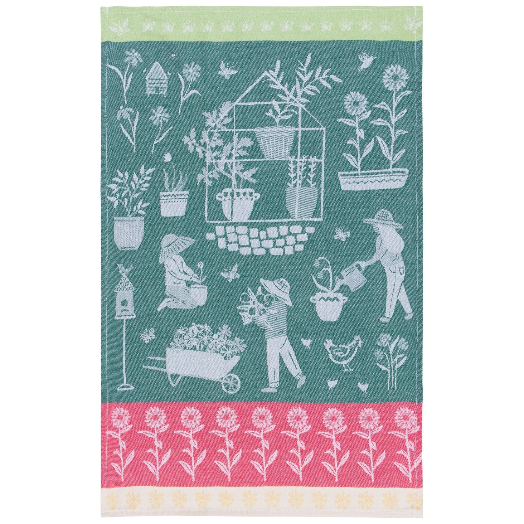 Paño de cocina jacquard Green Thumb