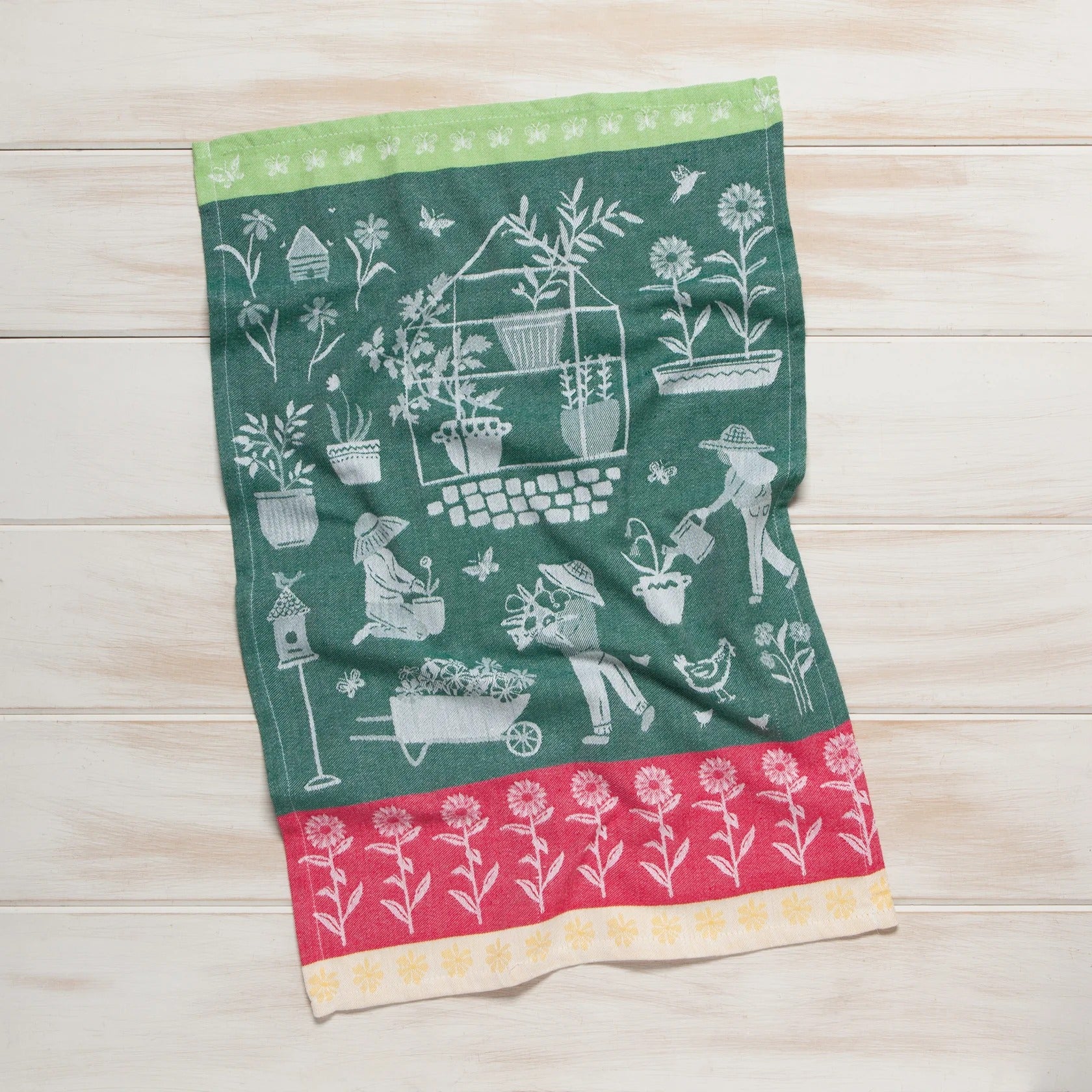 Paño de cocina jacquard Green Thumb