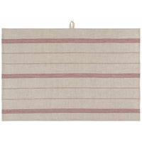 Maison Stripe Wine Linen Dishtowel