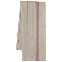 Maison Stripe Wine Linen Dishtowel