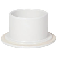 Mantequera blanca mate