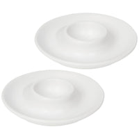 Matte White Egg Cups Set of 2 – Drinkware gift Montreal Villeray Urban Palate