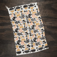 Myth Block Print Dishtowel