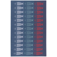 Little Fish Woven Jacquard Dishtowel