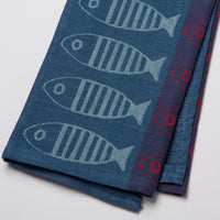 Little Fish Woven Jacquard Dishtowel