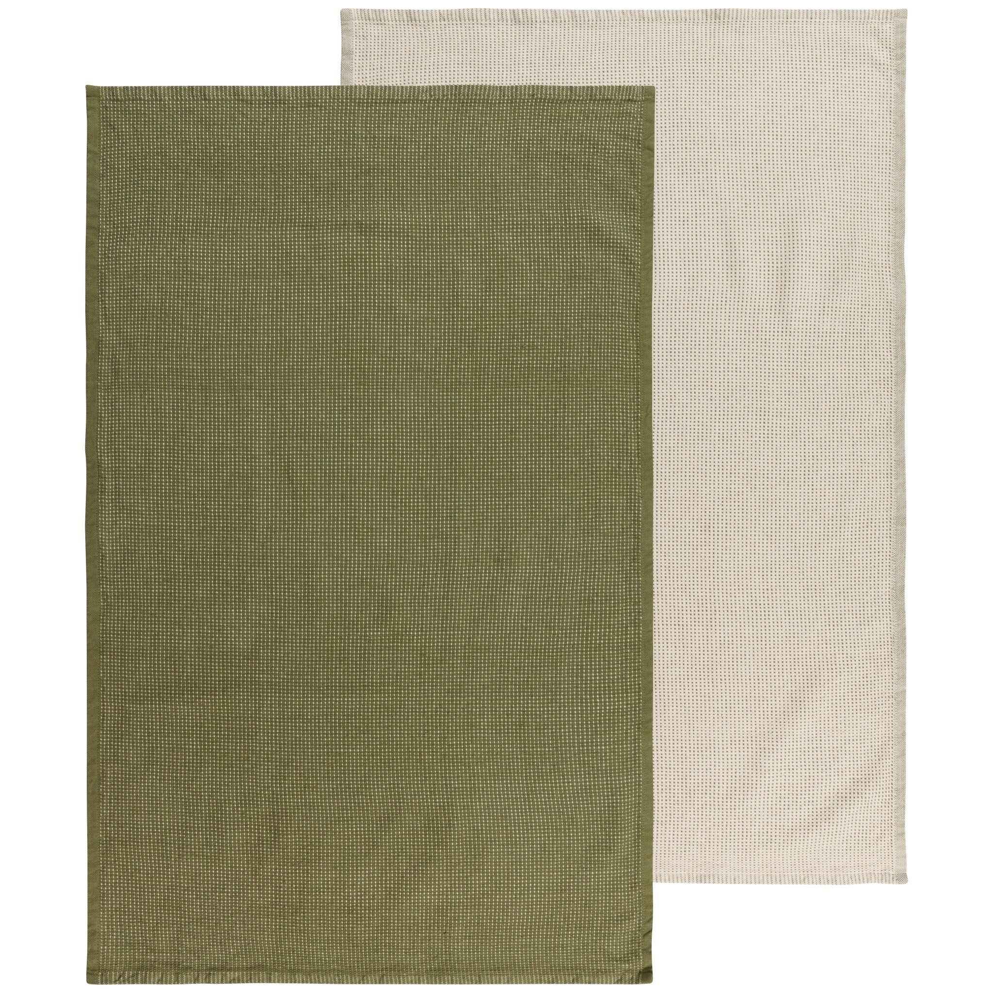 Olive Branch Dash Hand Towels - Set of 2 – Kitchen Linens gift Montreal Villeray Urban Palate
