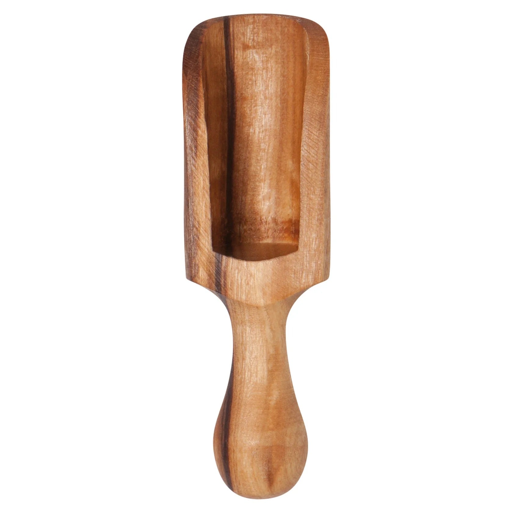 Cuchara de sal de madera de olivo