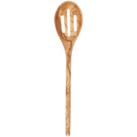 Cuchara ranurada de madera de olivo