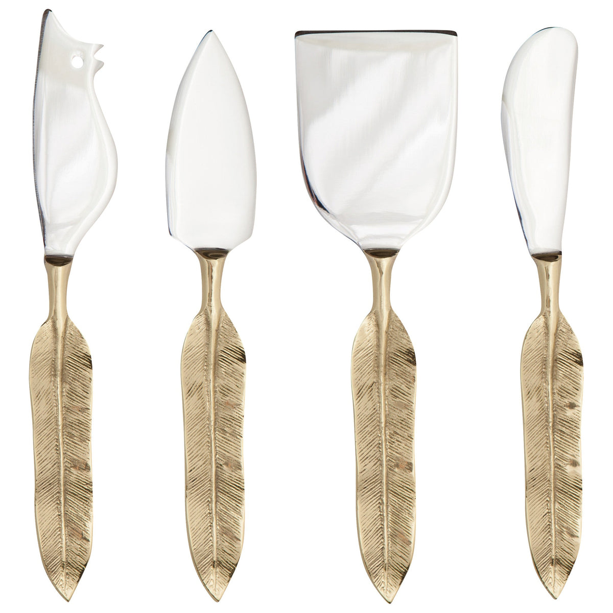 Plume Cheese Knives Set of 4 – Gift Set gift Montreal Villeray Urban Palate