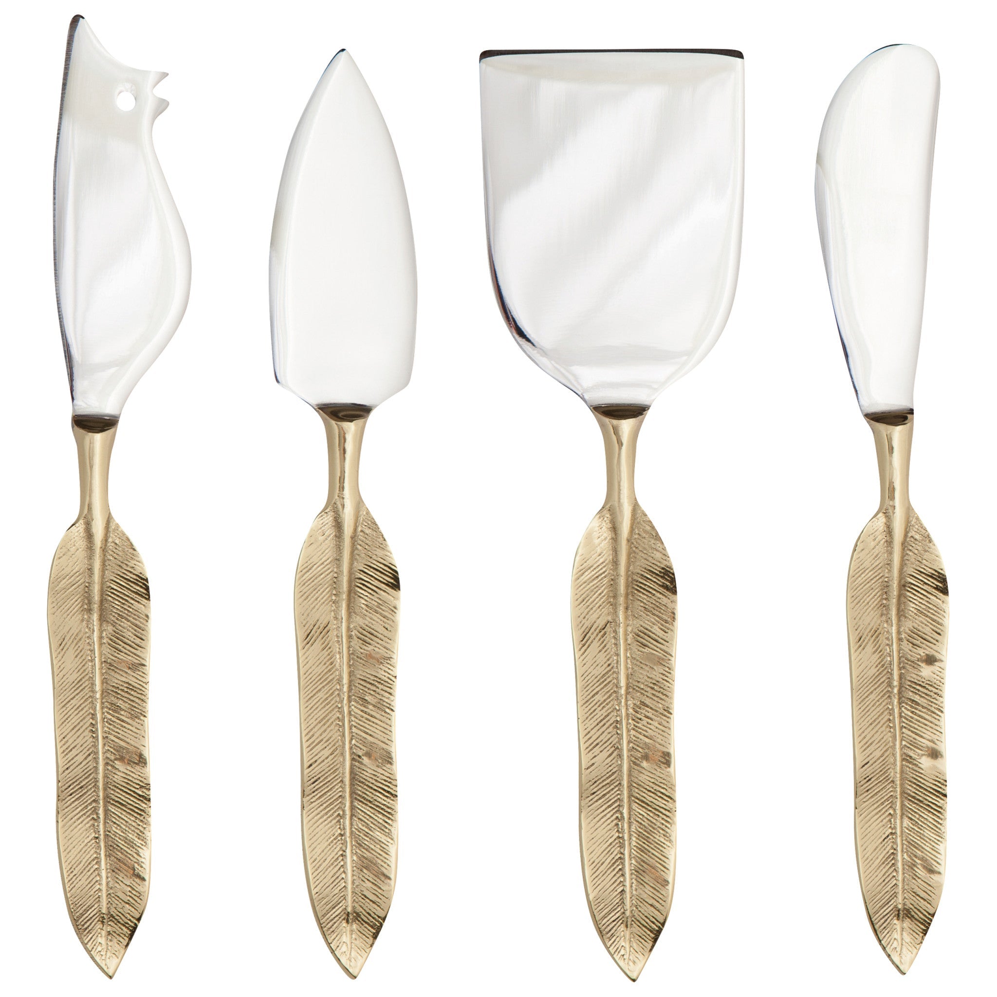 Plume Cheese Knives Set of 4 – Gift Set gift Montreal Villeray Urban Palate