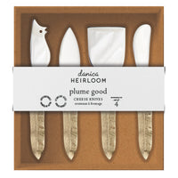 Plume Cheese Knives Set of 4