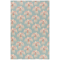 Paños de cocina de algodón y lino Plume - Juego de 2